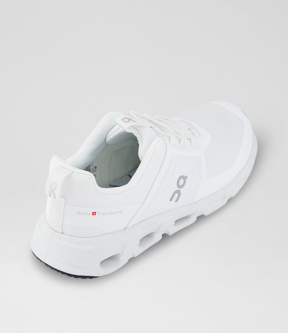 Cloud Swift Junior White Fabric Sneakers