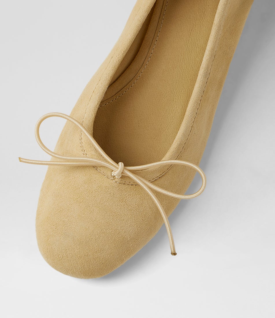 Jeahe Lemon Suede Heels