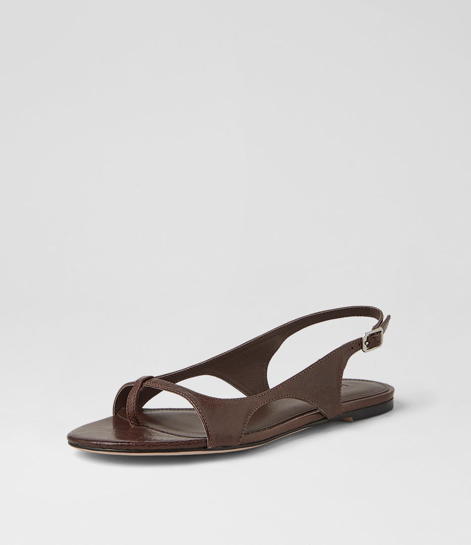 Doew Choc Luxe Leather Sandals
