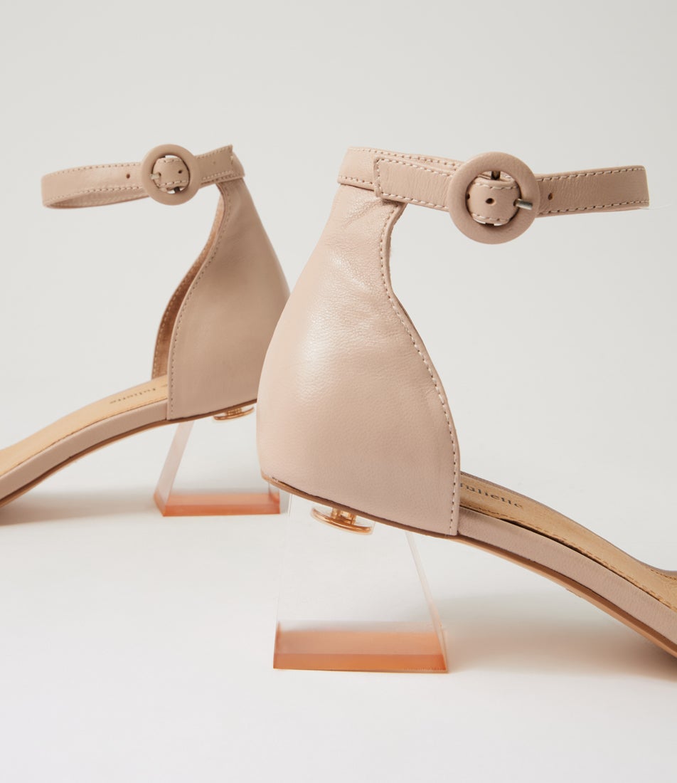 Mirabel Nude Leather Sandals