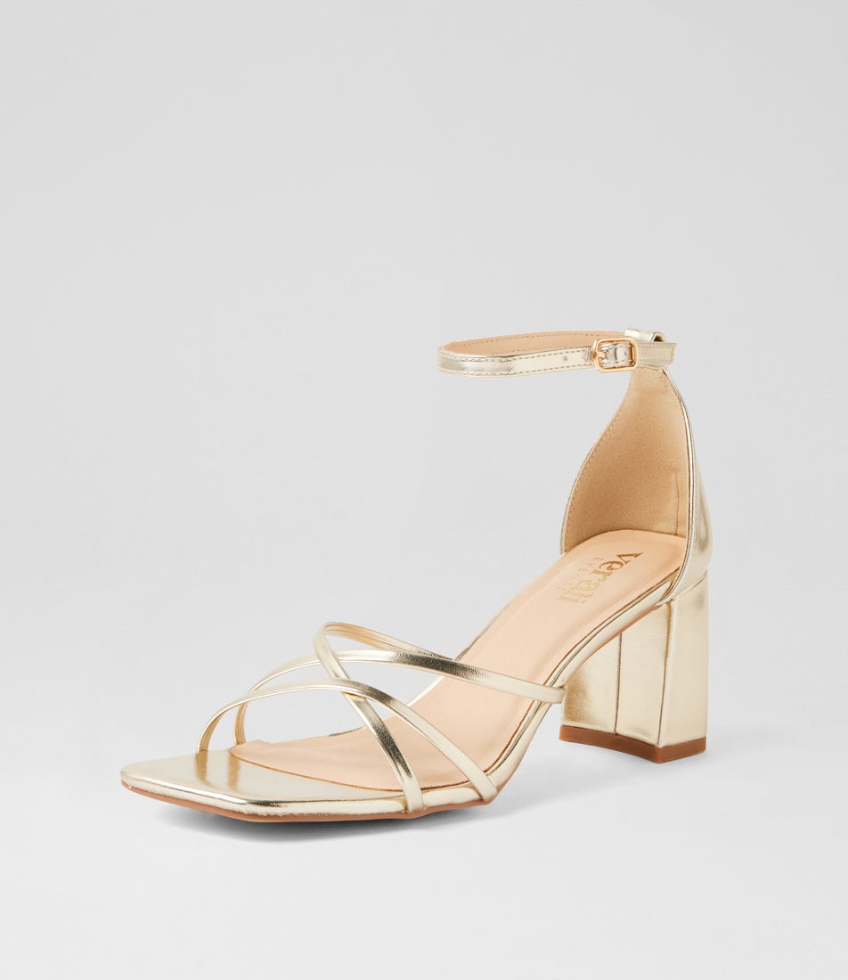 Nelly Champagne Gold Sandals