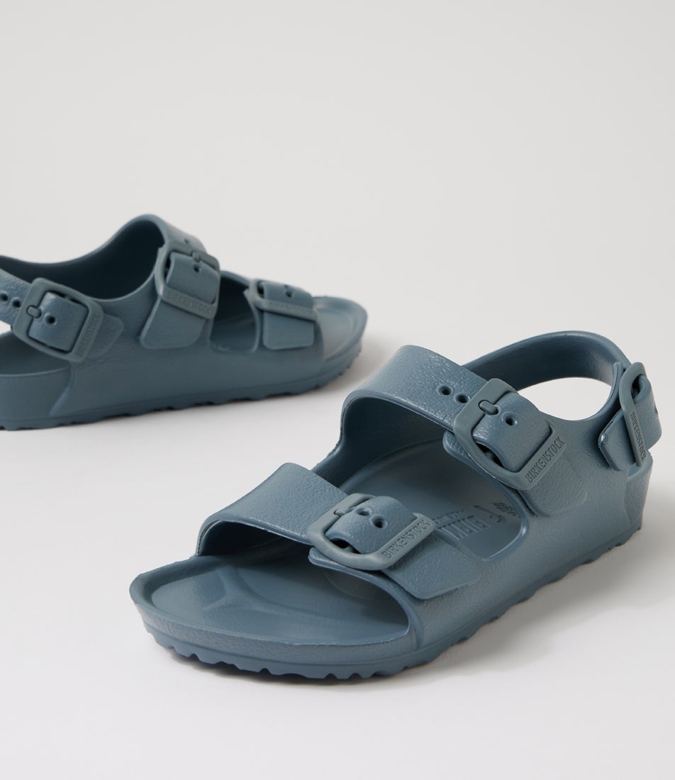 Milano Kids Junior Basalt Grey Eva Strappy Sandals