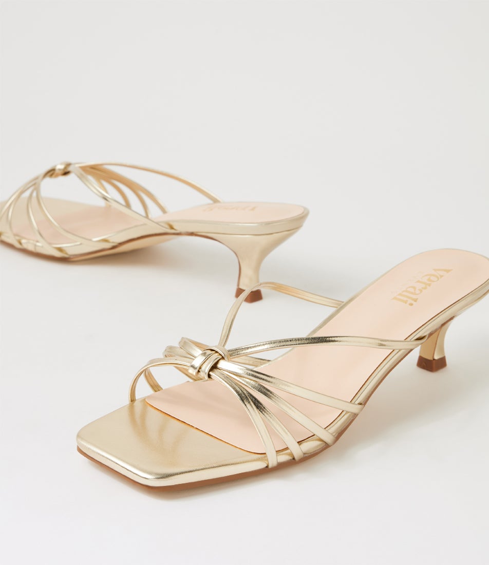Alexis Champagne Heeled Sandals
