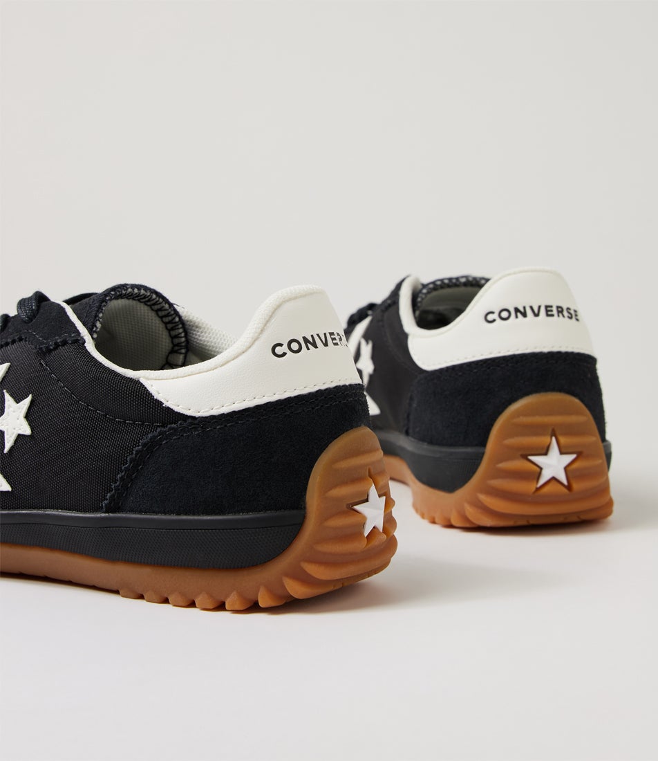 Run Star Trainer W Black Egret Honey Fabric Sneakers