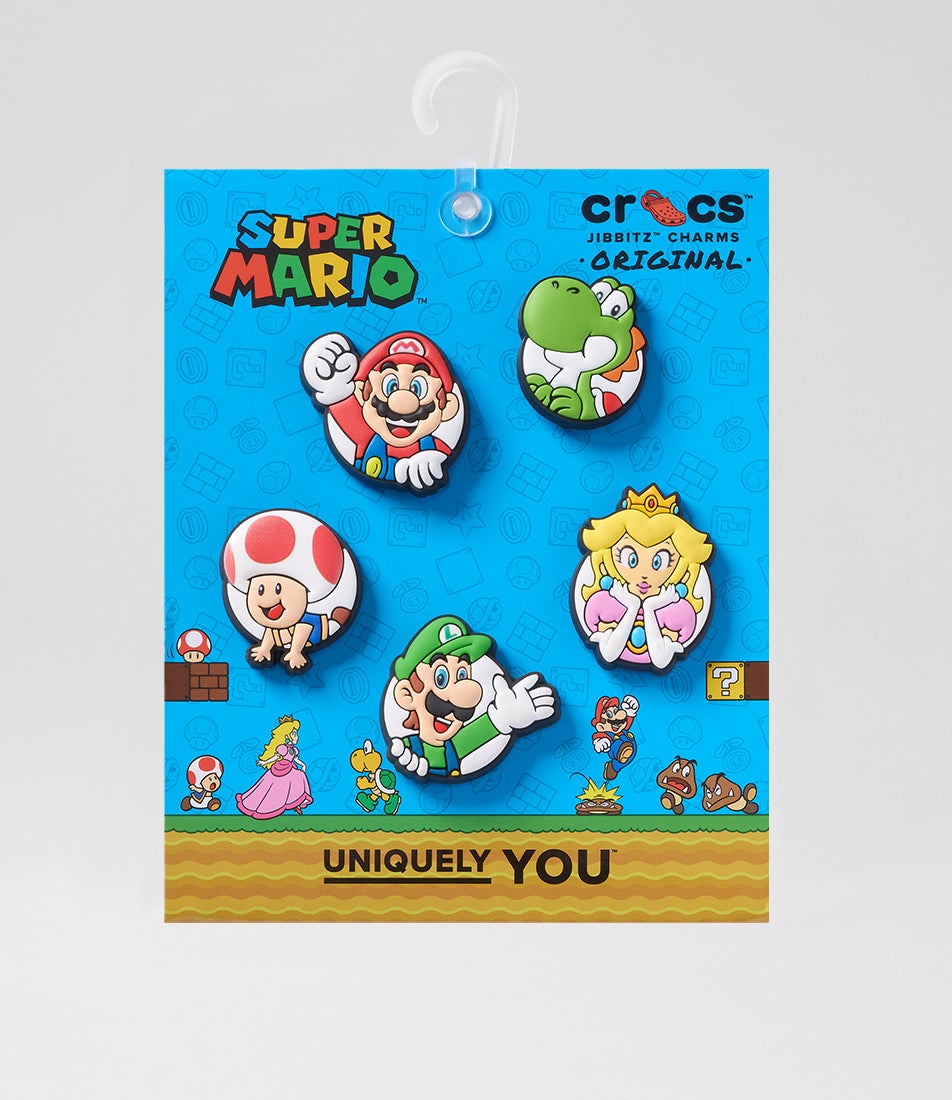 Super Mario 5 Pack Light Jibbitz