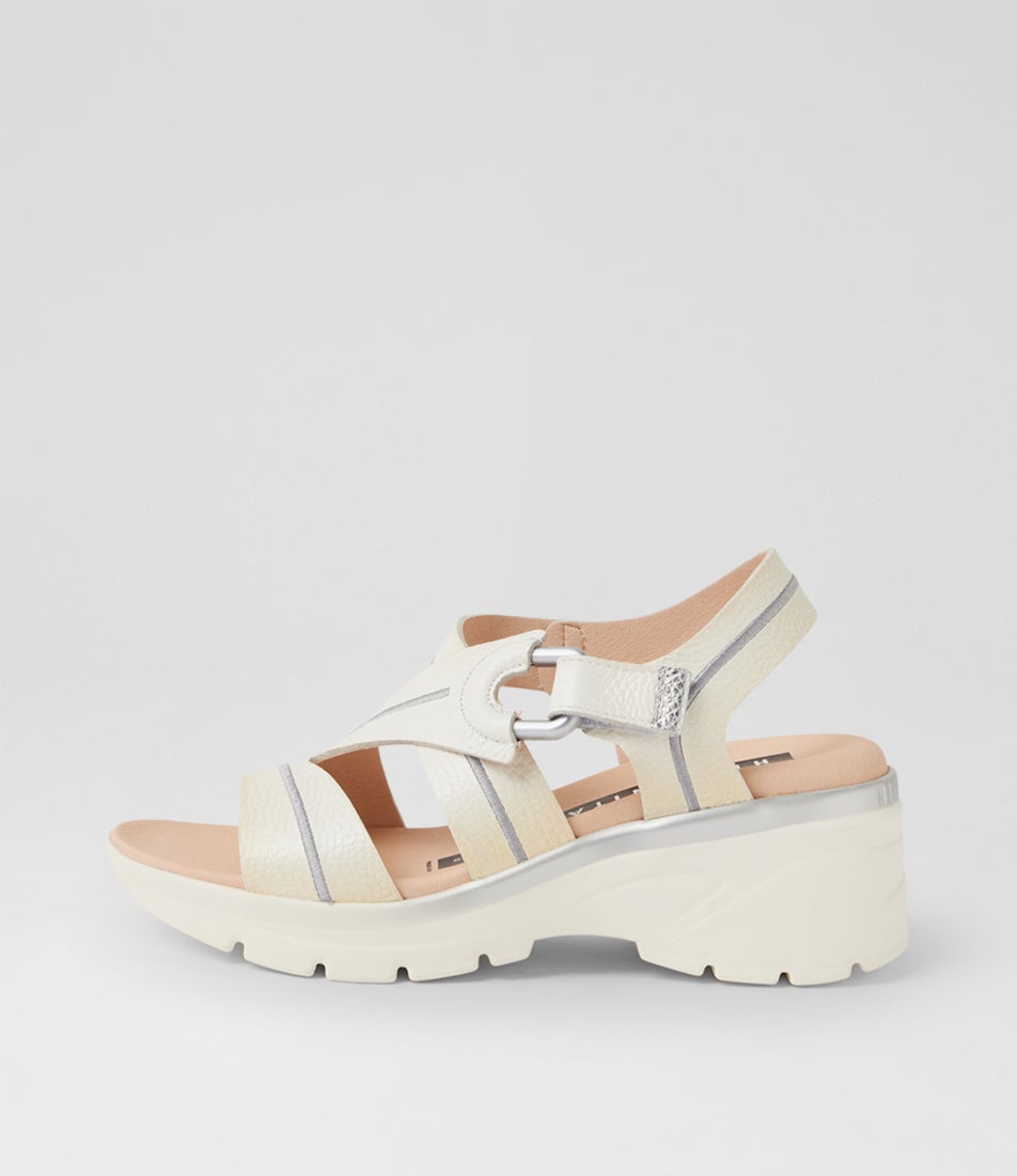 Cedro 70 Panna Leather Sandals