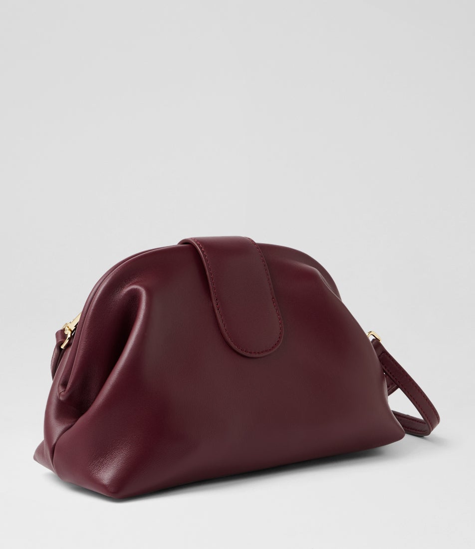 Abodey Burgundy Leather Handbag