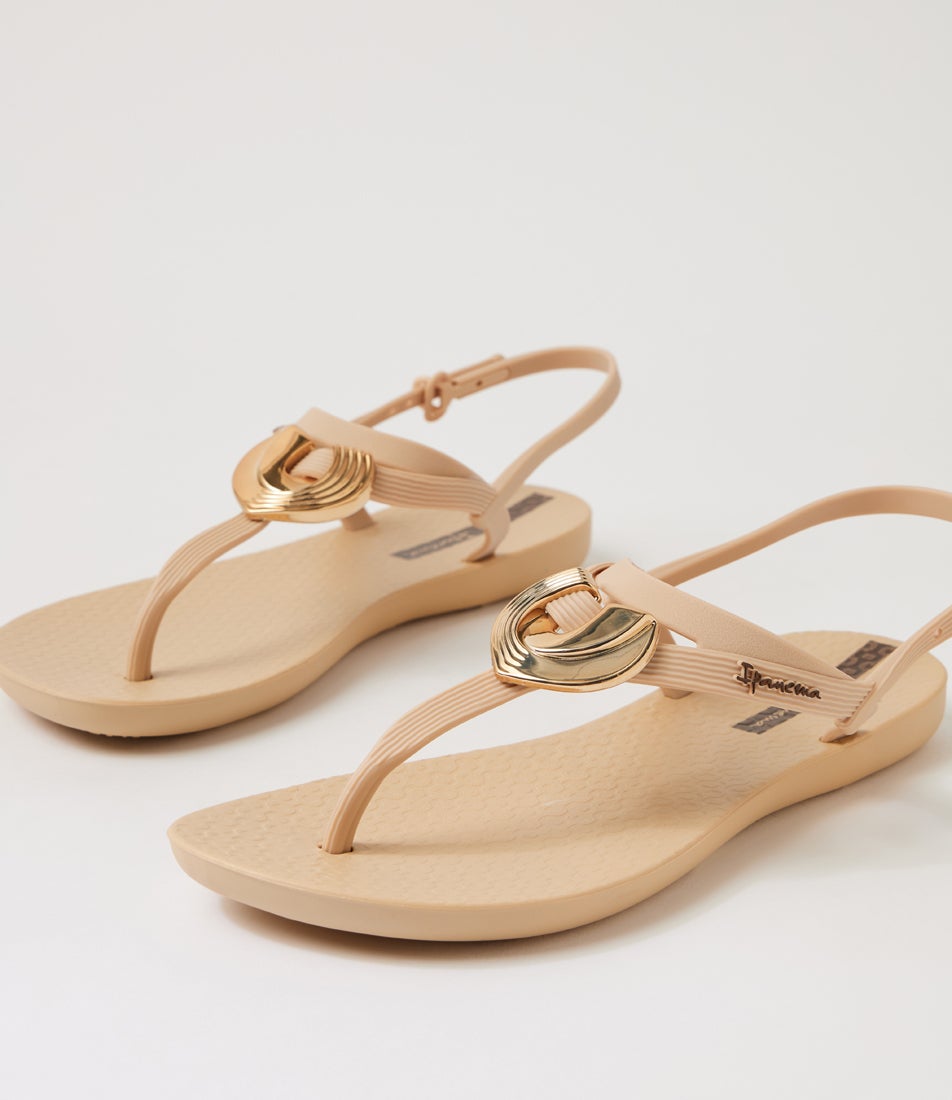 Class Dreamy Beige Rubber Sandals Class Dreamy Beige Rubber Sandals