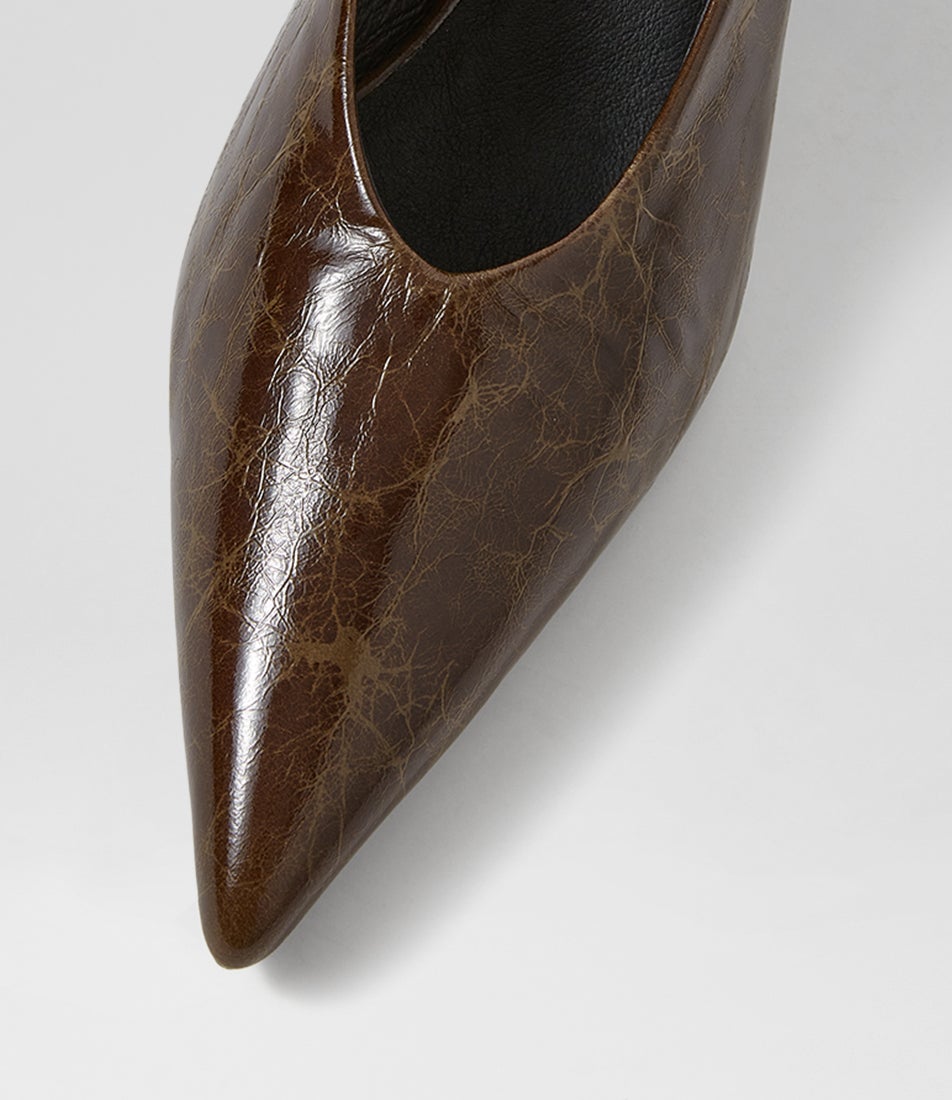 Dais Choc Leather Pump Heels