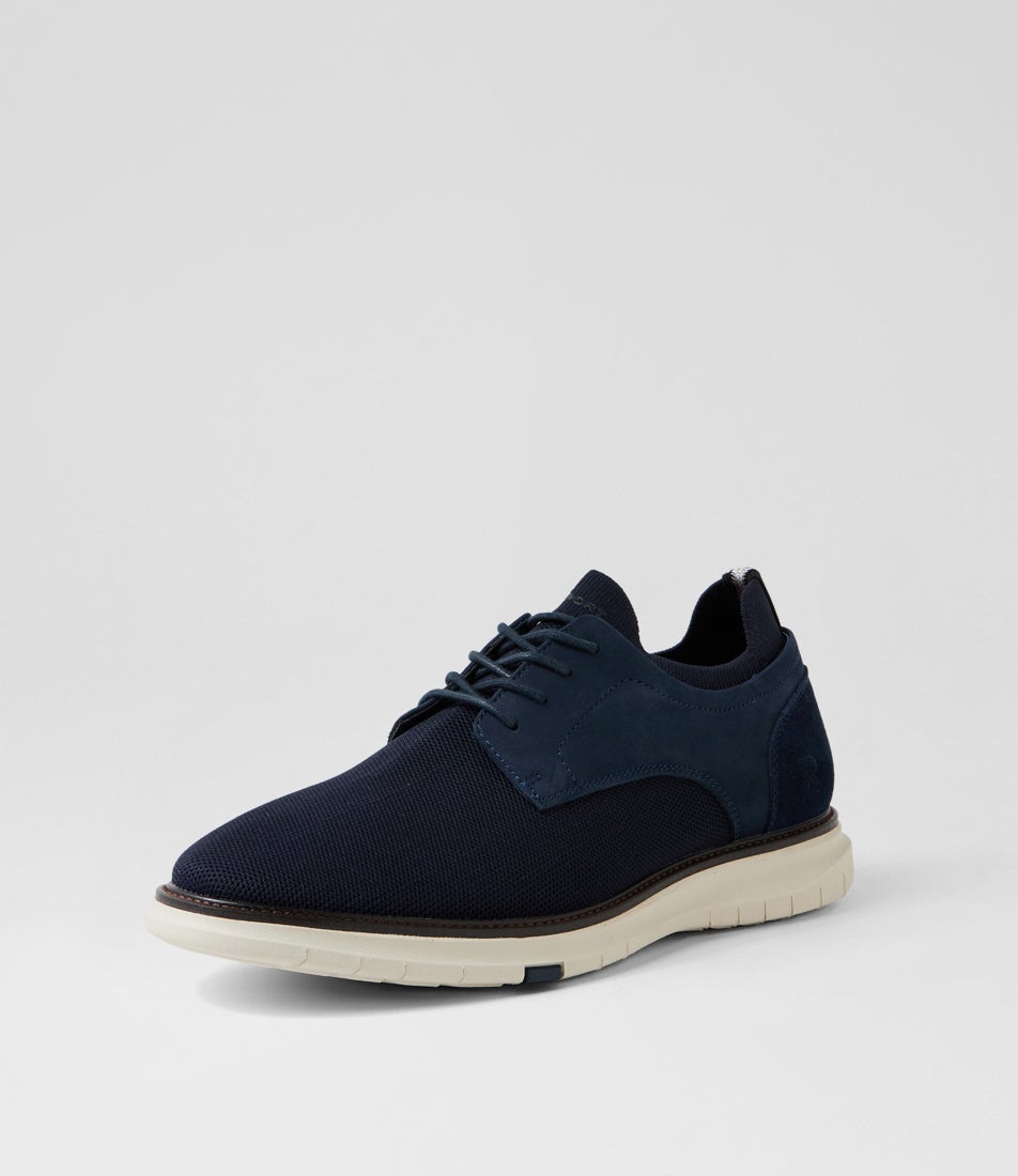 Dooray Navy Flat Shoes