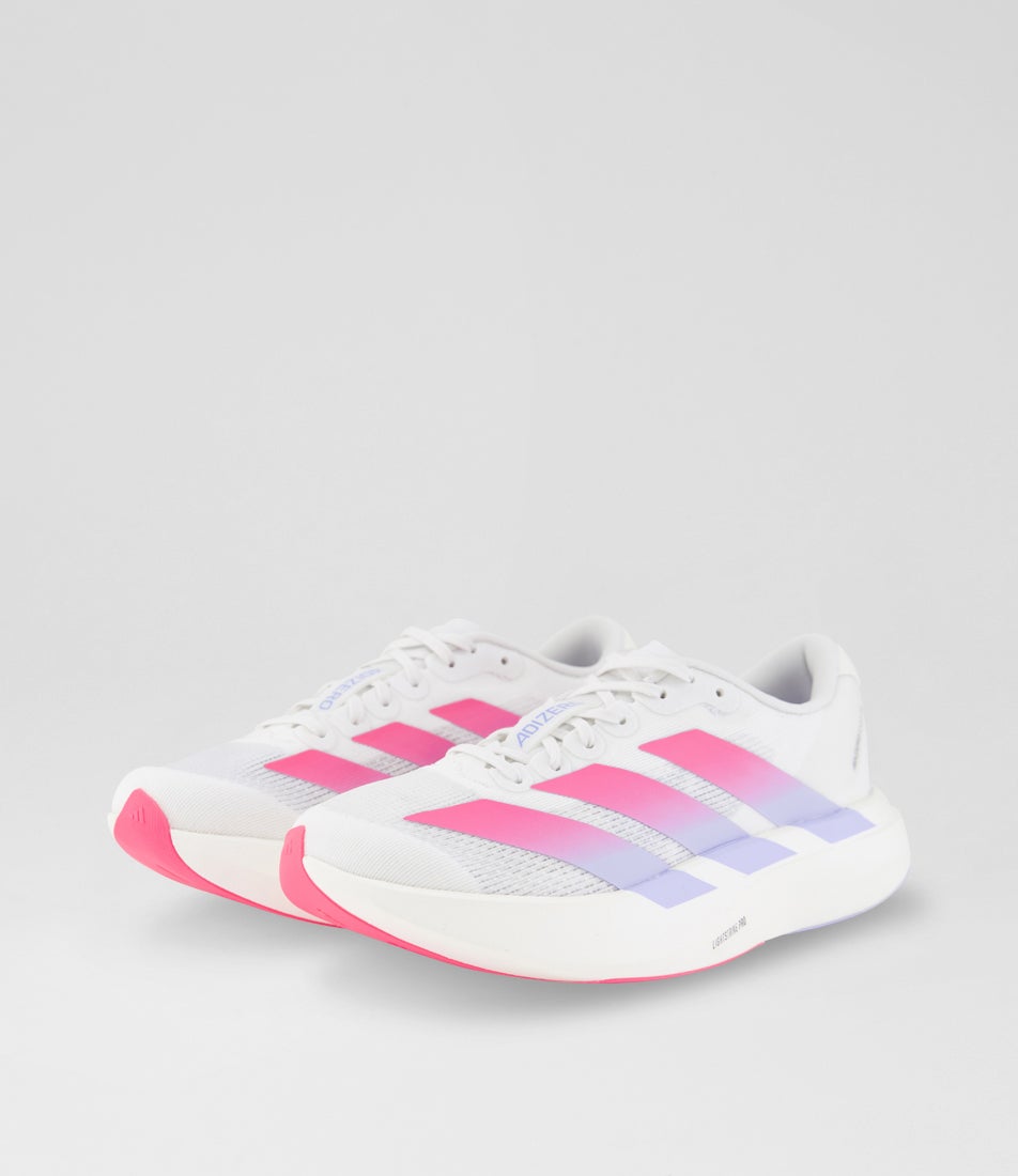 Adizero Evo Sl Youth White Lucid Pink Violet Tone Mesh Sneakers