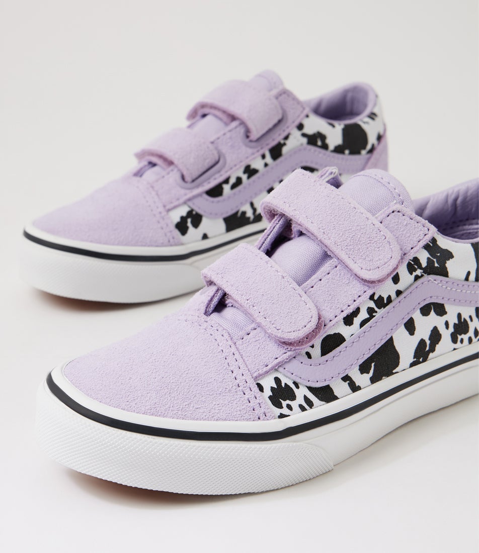 Old Skool Junior Cow Soft Purple Canvas Sneakers