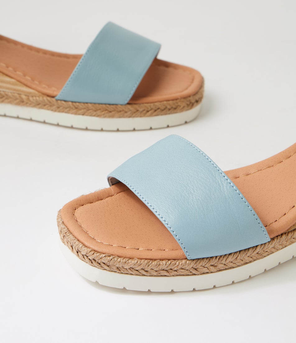 Iludra Denim Leather Wedges