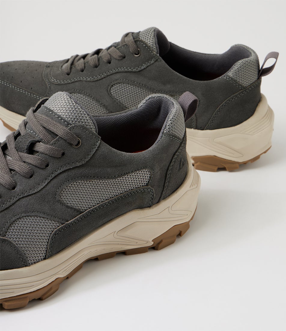 Rolper Grey Suede Sneakers