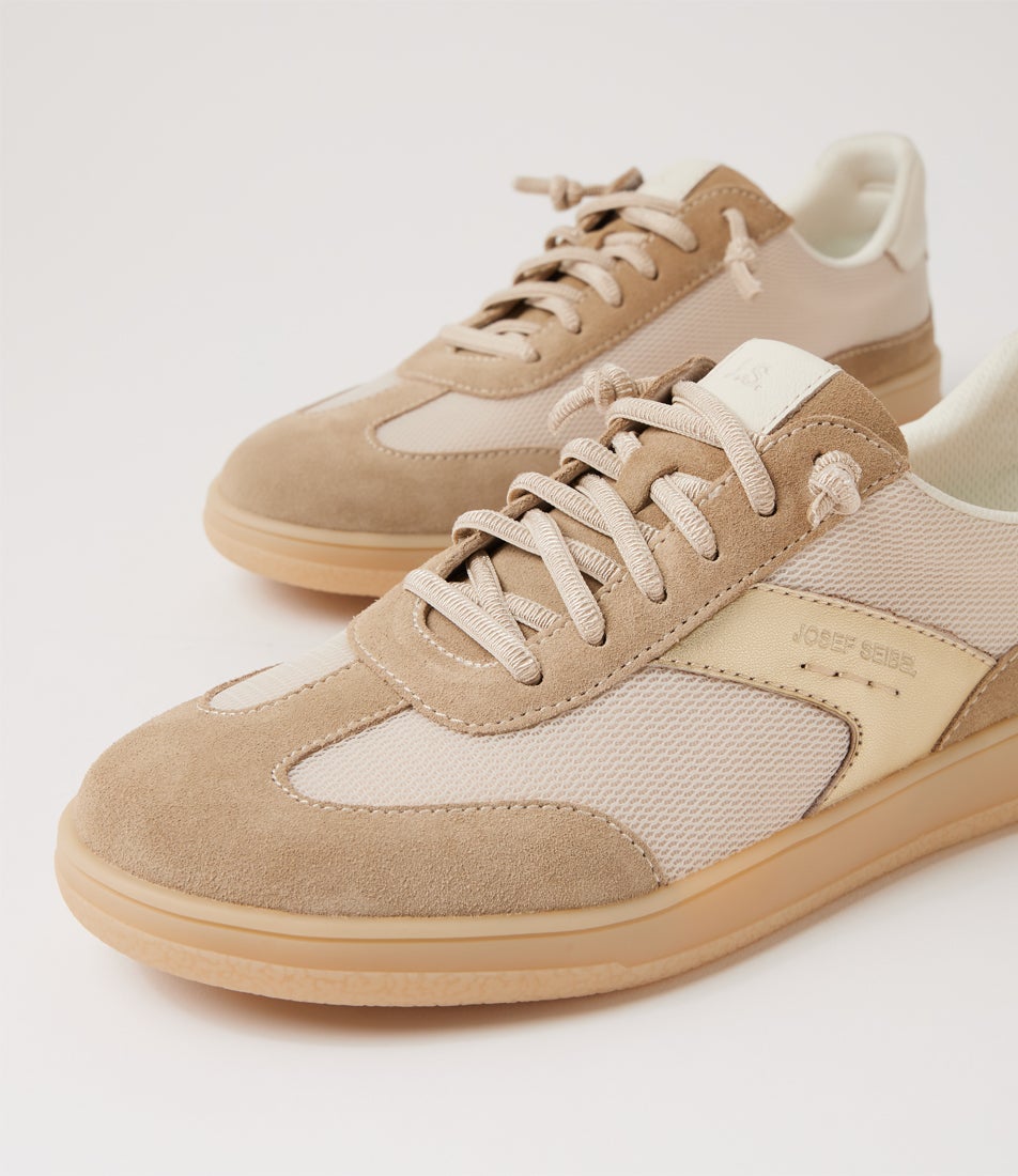 Jade 02 Beige Suede Sneakers