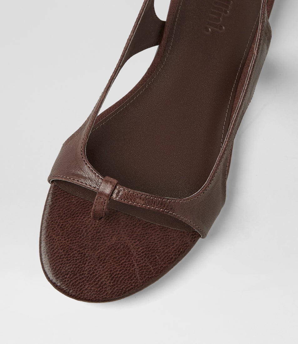 Doew Choc Luxe Leather Sandals