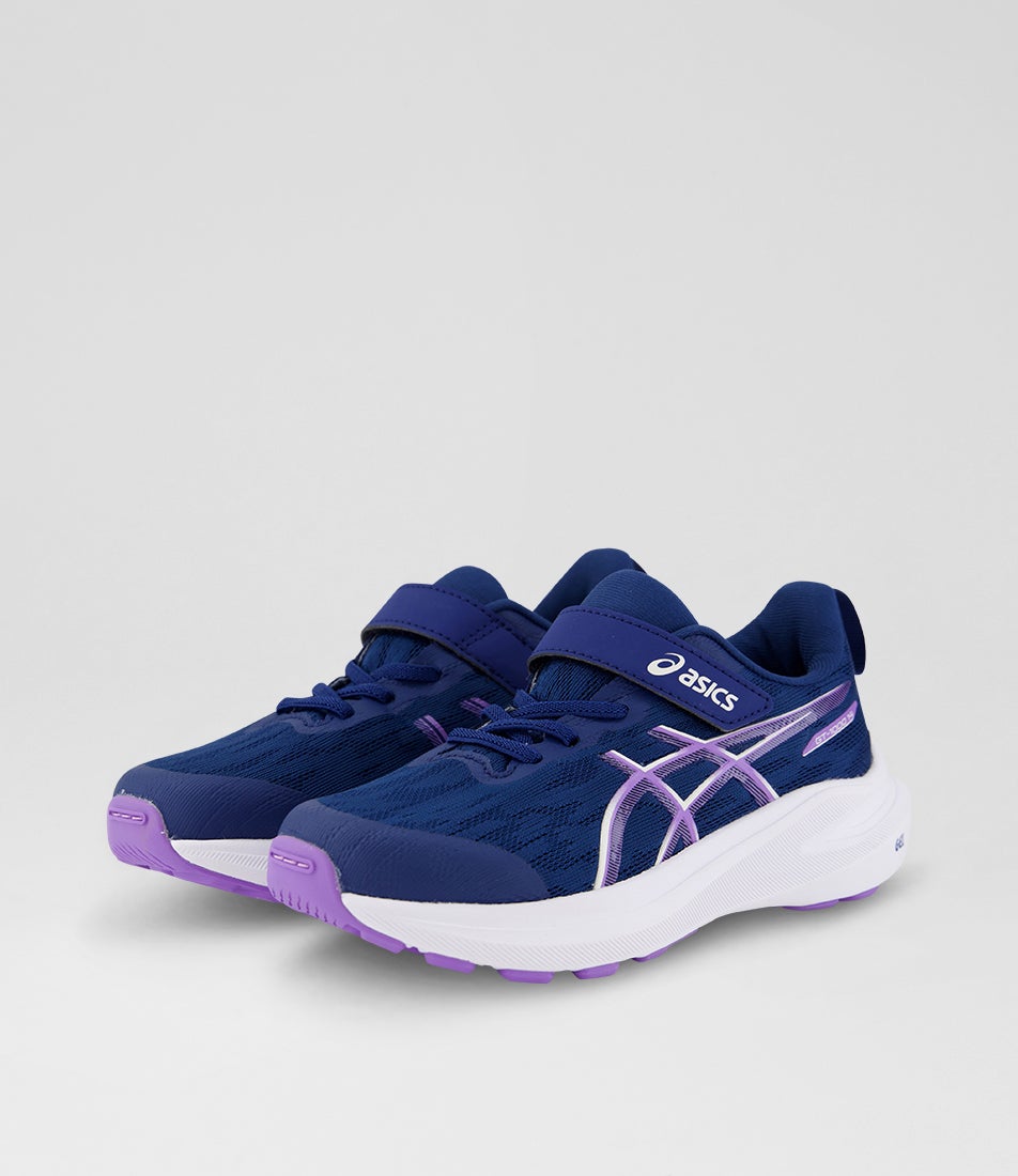 Gt-1000 14 Junior Independence Blue Faded Plum Mesh Sneakers