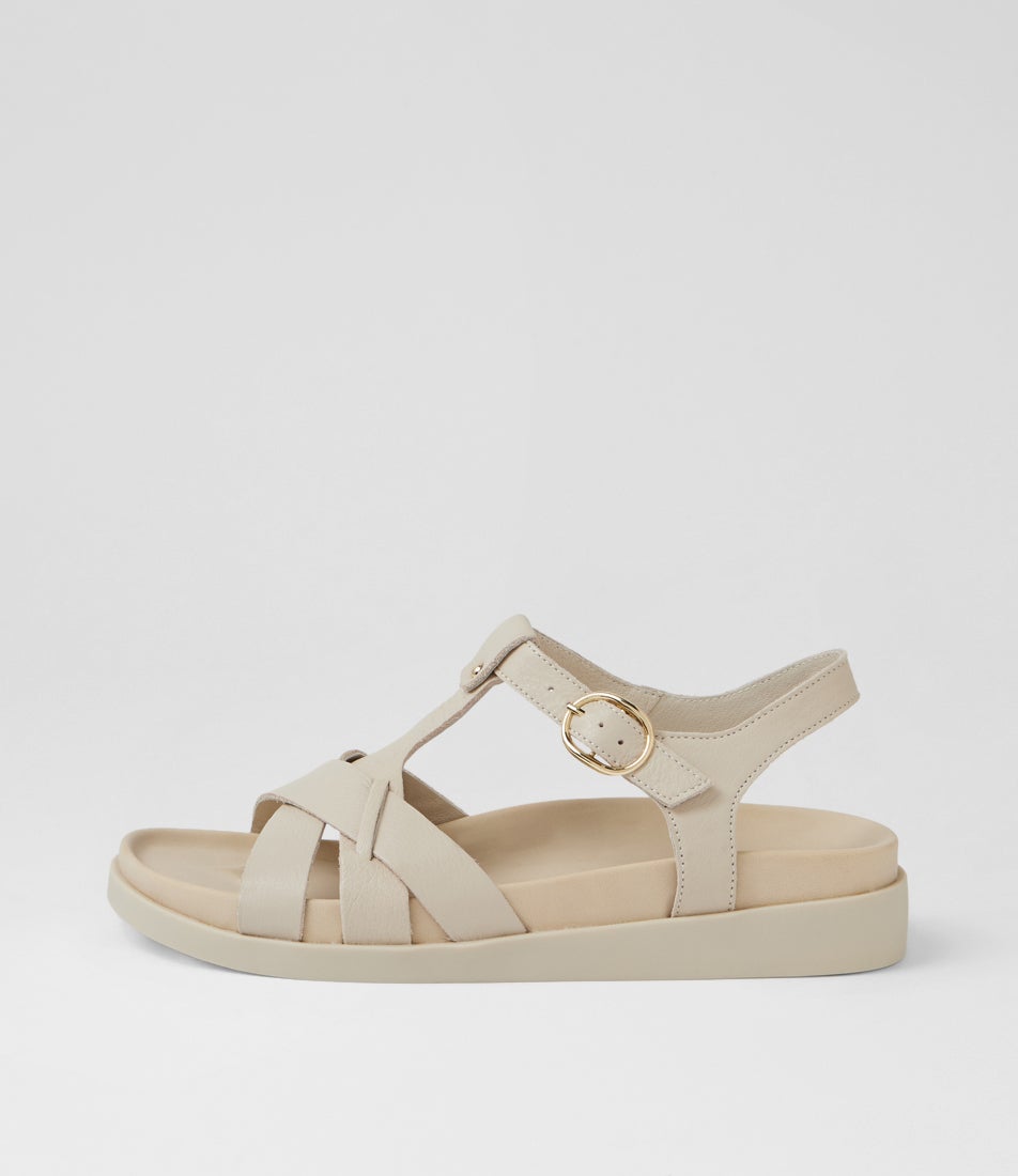 Billyi Almond Leather Sandals