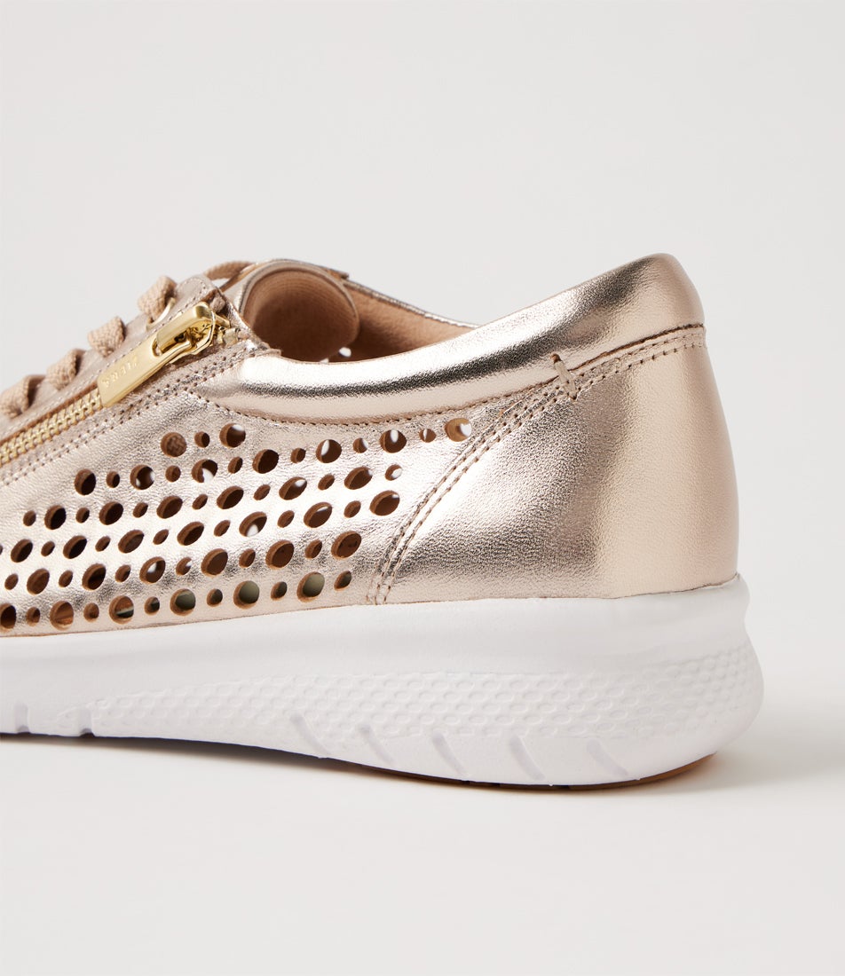 Shovo Xf Platino Leather Sneakers