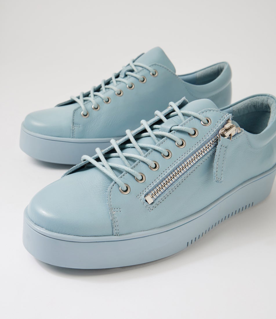 Laila Denim Leather Sneakers