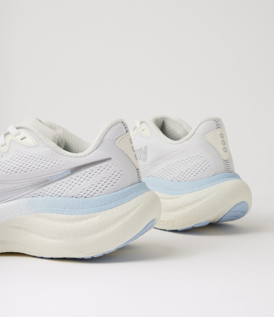 W Ride 19 White Ivory Mesh Sneakers
