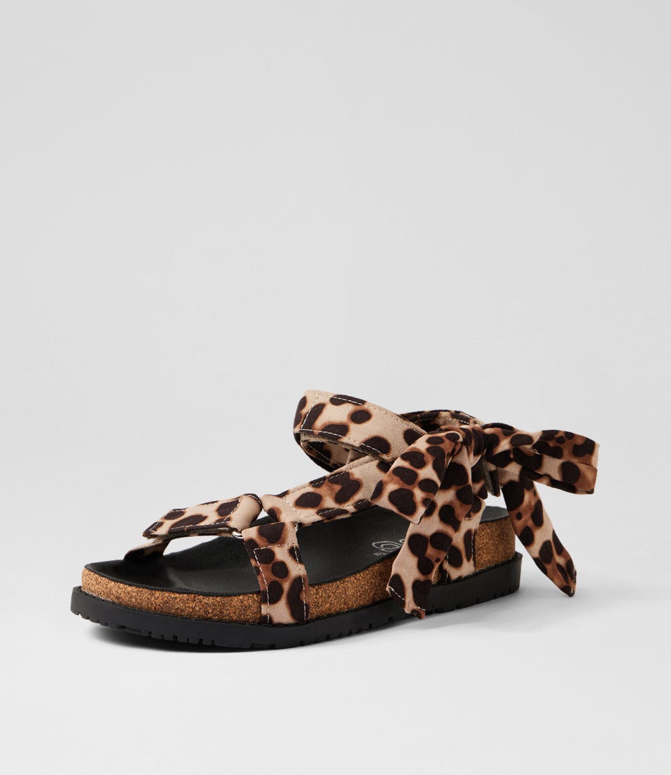 Treat Youth Tan Leopard Sandals