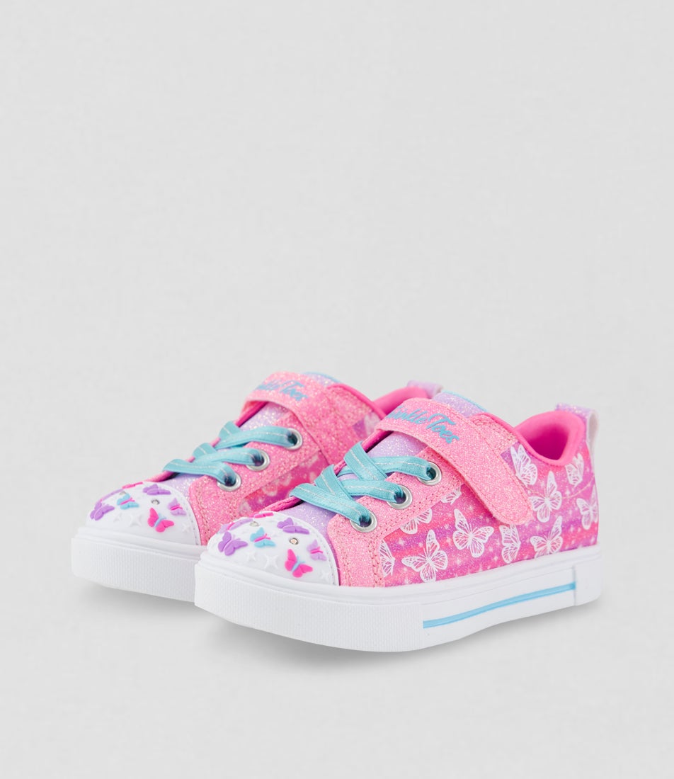 Twinkle Sparks Toddler Ombre Hot Pink Sneakers