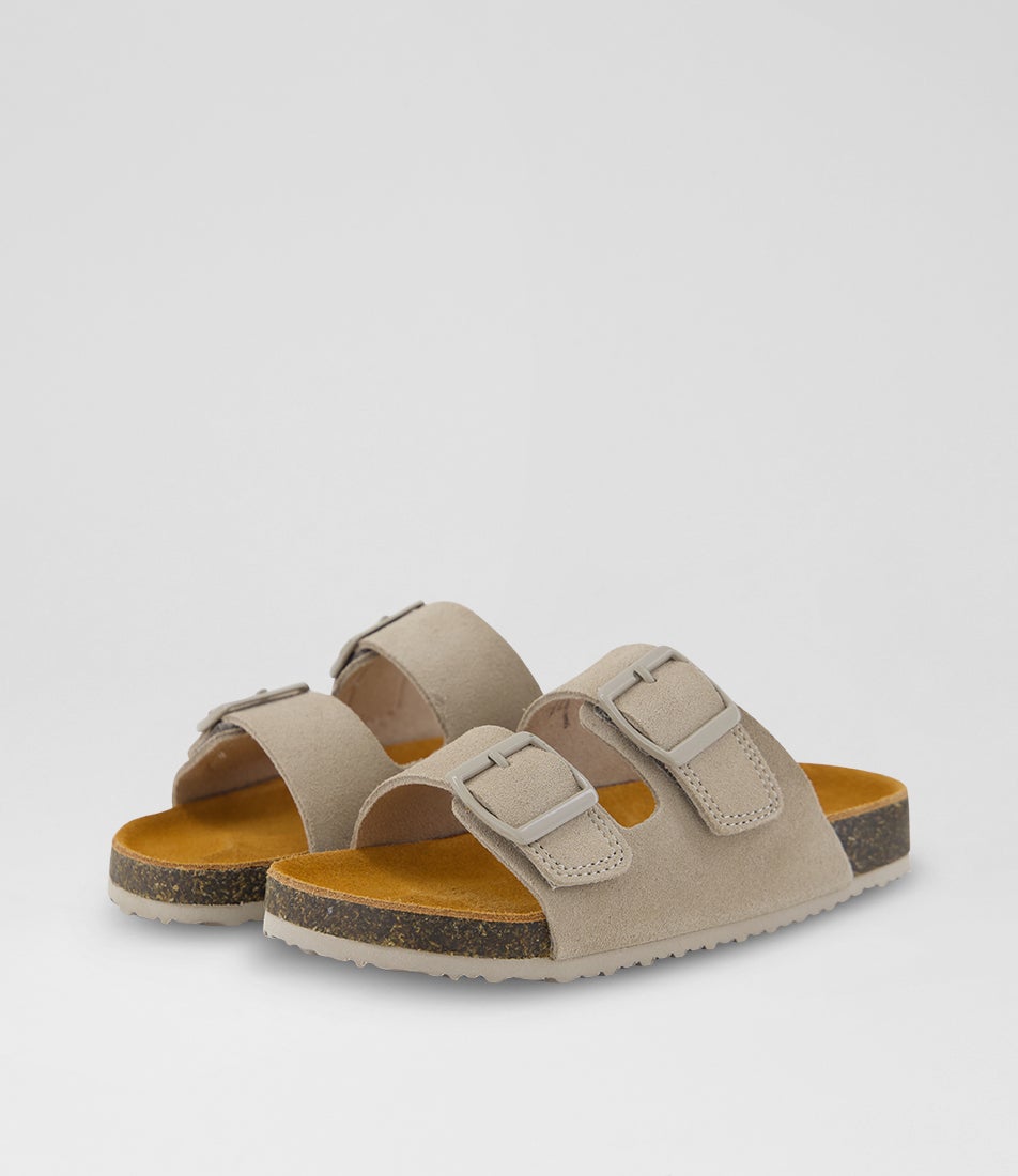 Remy Junior Taupe Suede Sandals