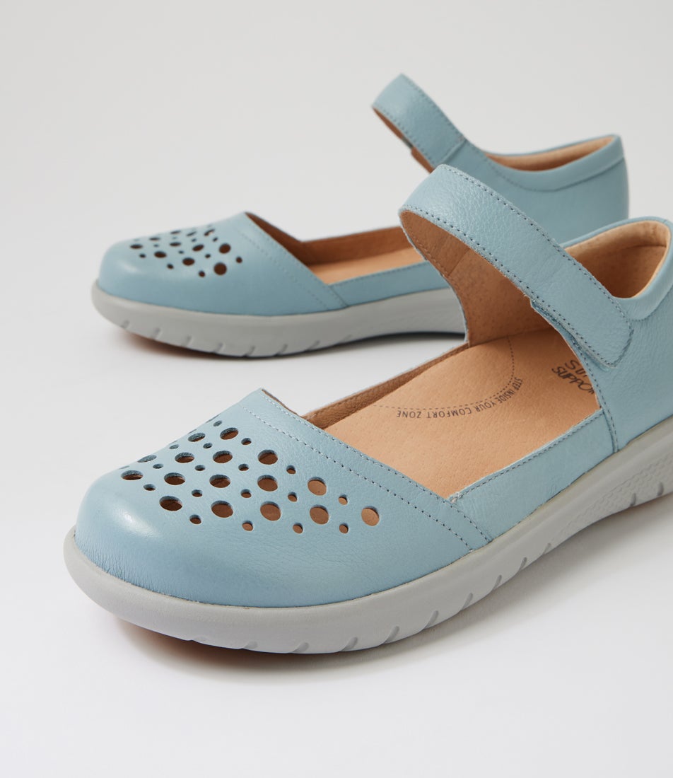 Serra Xw Denim Leather Flat Shoes Serra Xw Denim Leather Flat Shoes