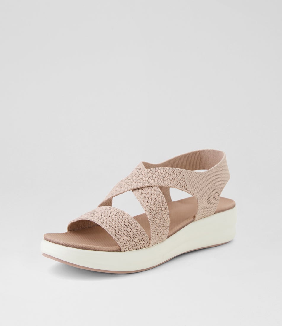 Haring Blush Knit Sandals