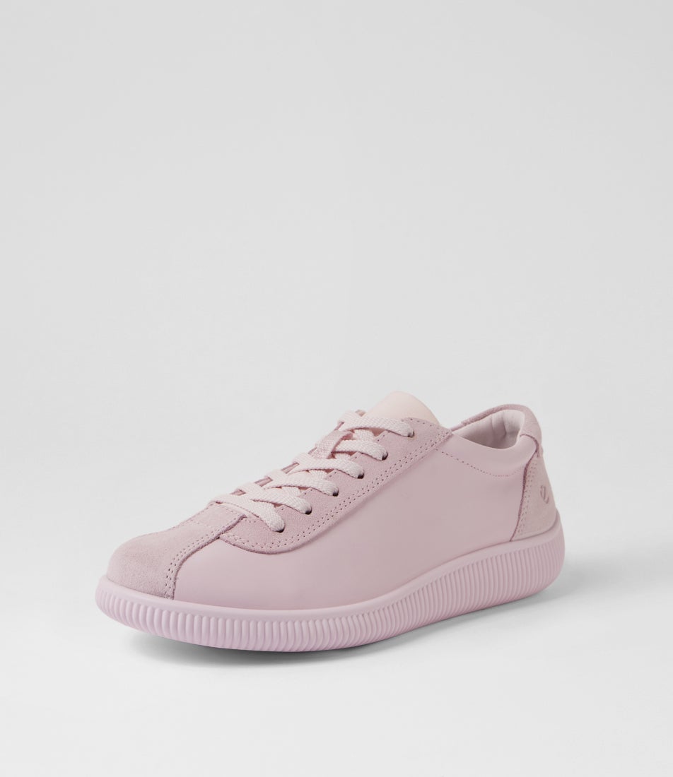Soft Zero W Blossom Rose Leather Sneakers