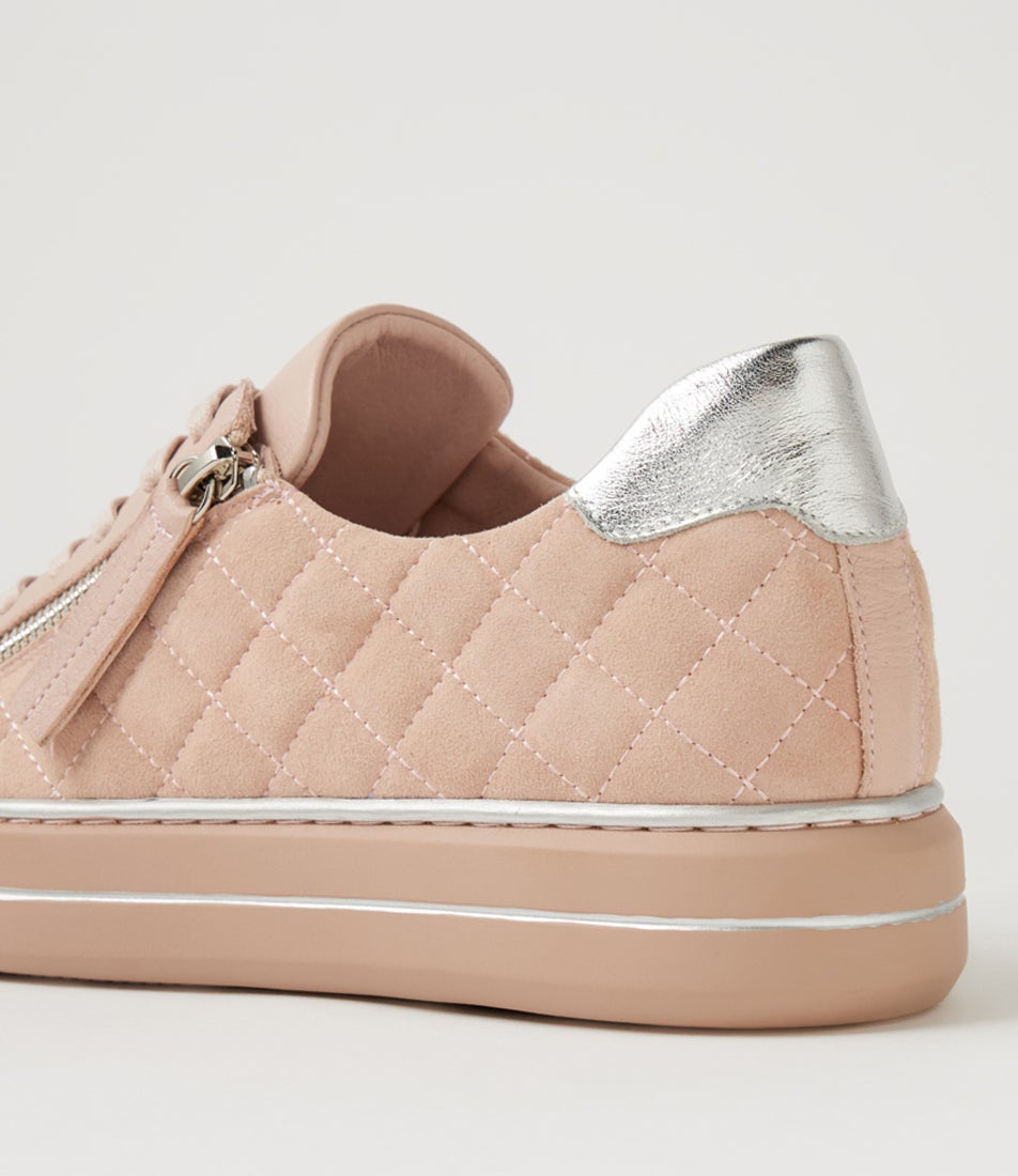 Kozie W Rose Leather Sneakers