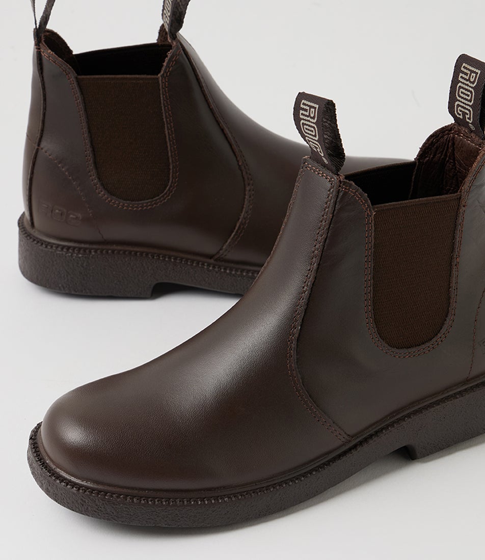 Jeepers Junior Brown Leather School Shoes