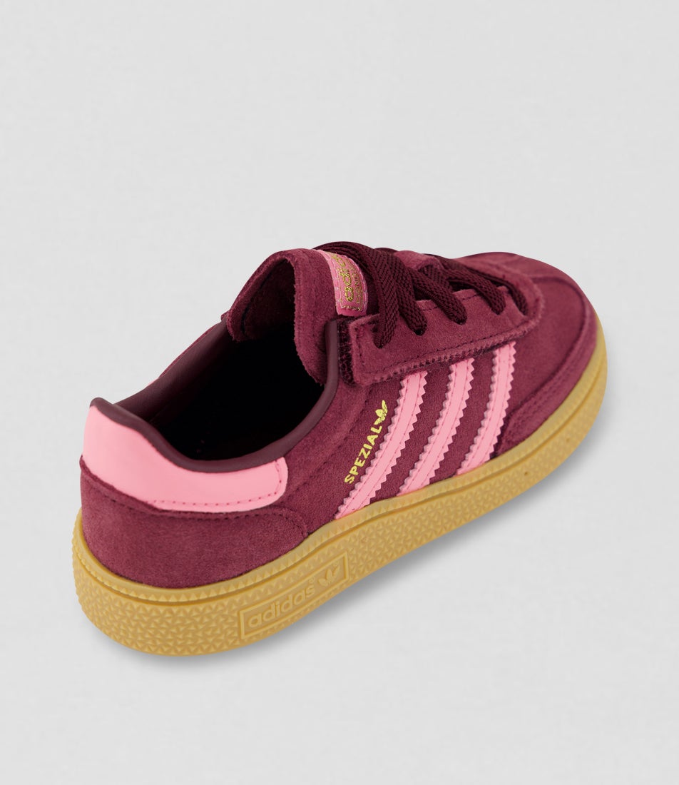Handball Spezial Toddler Maroon Bliss Pink Suede Sneakers