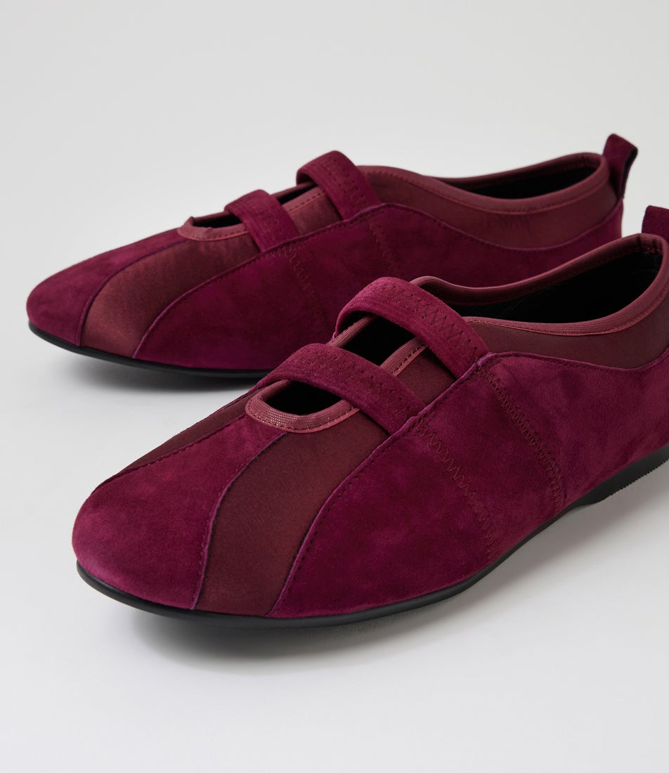 Lunar Plum Suede Sneakers