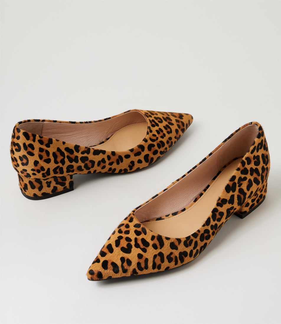 Thego Leopard Pony Heels