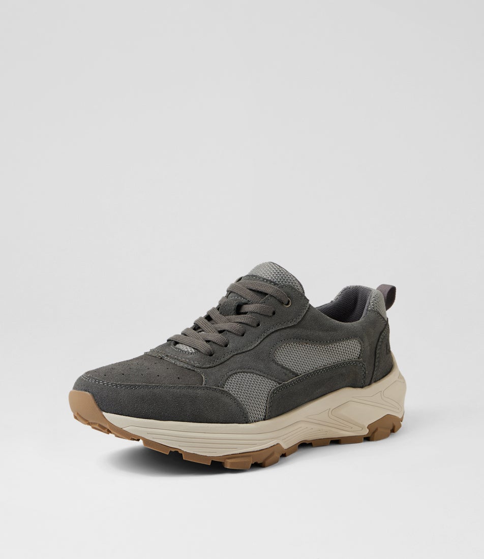 Rolper Grey Suede Sneakers
