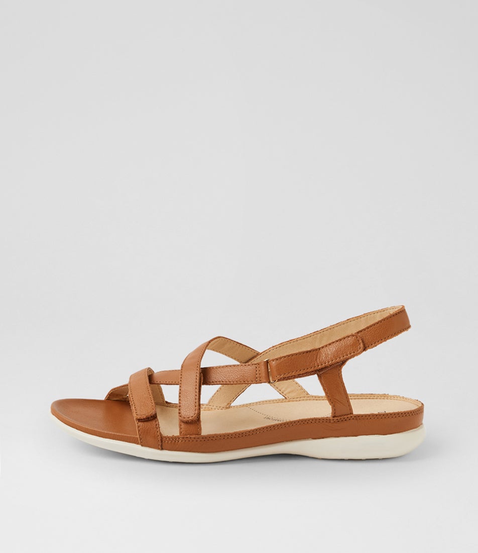 Brittoh W Dark Tan Leather Sandals