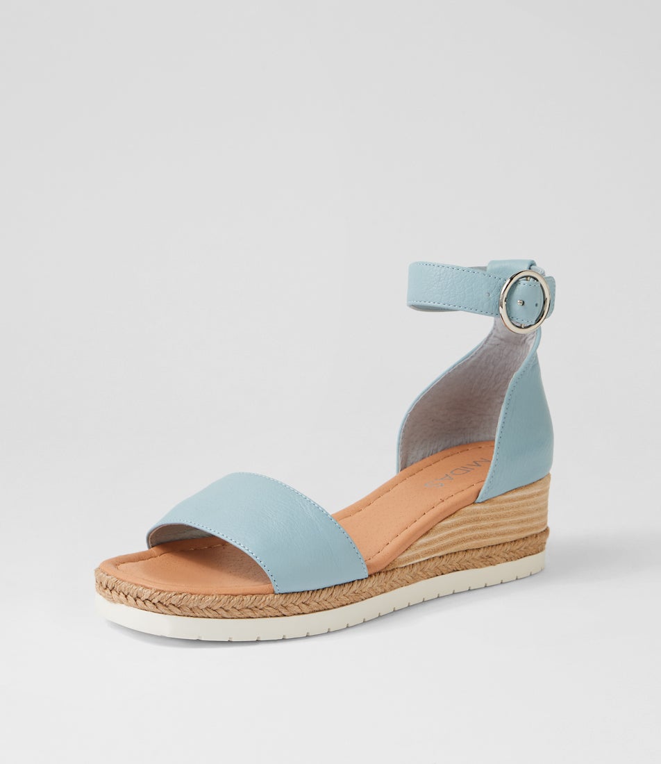 Iludra Denim Leather Wedges