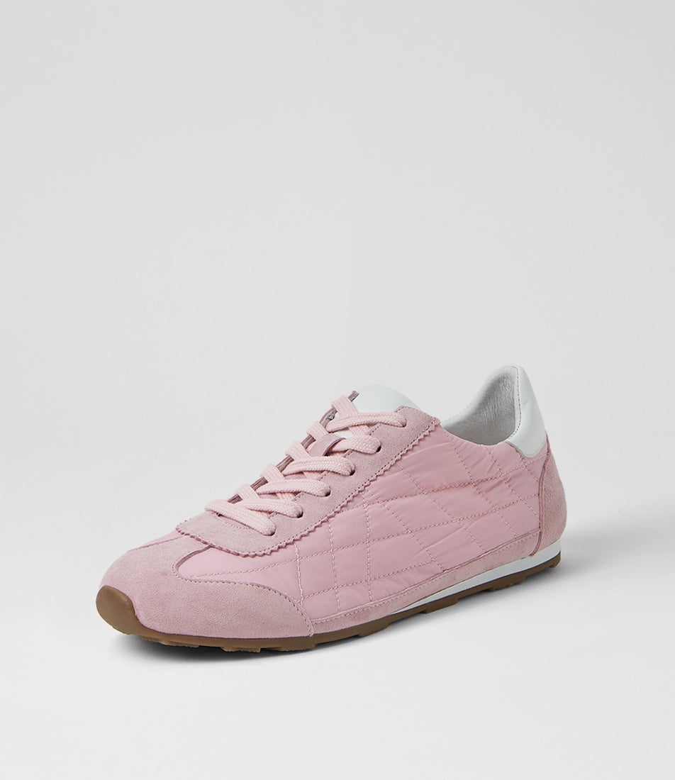 Matiner Pale Pink Suede Sneakers