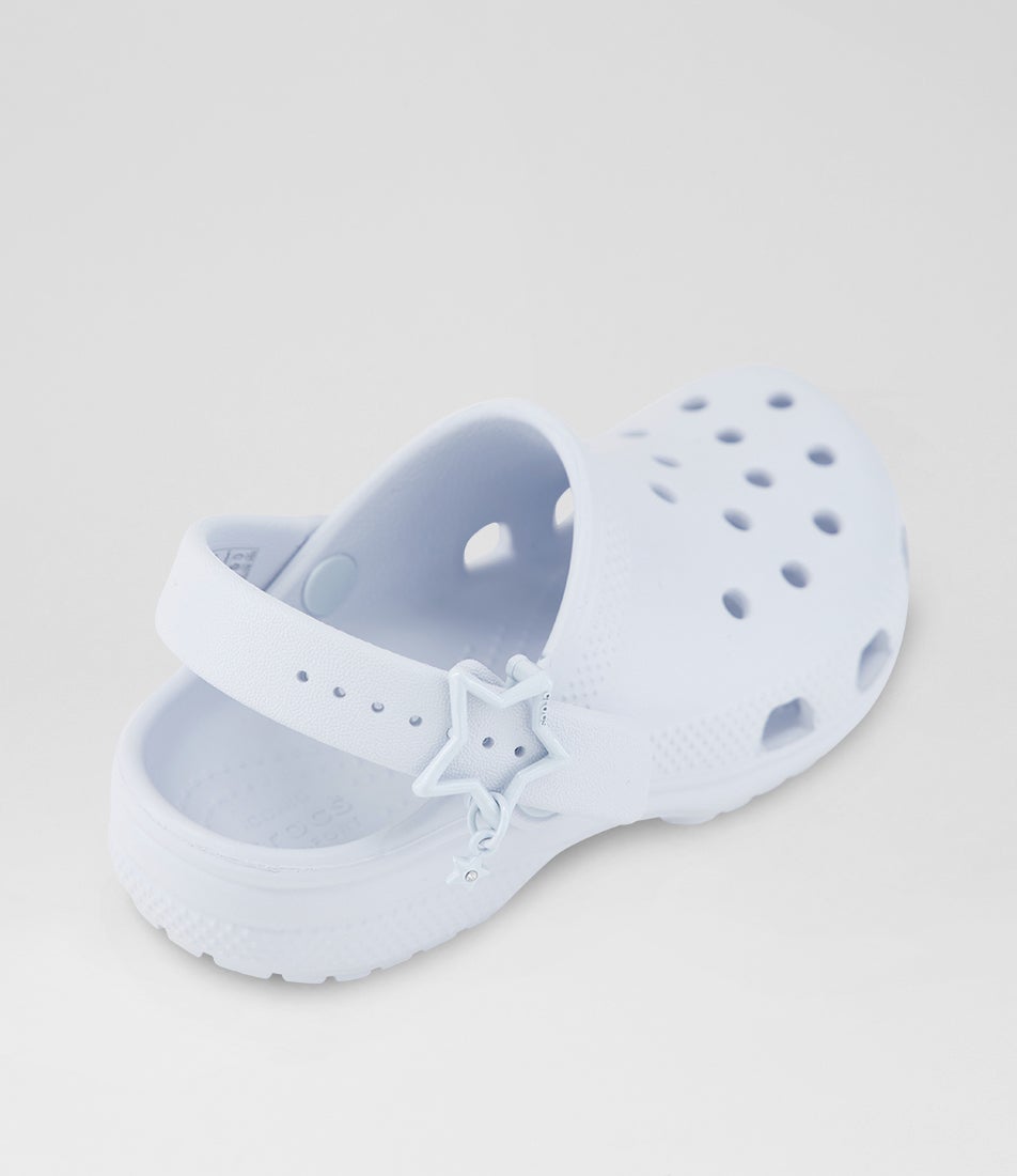 Star Buckle Clog Junior Sky Ice Eva Sandals