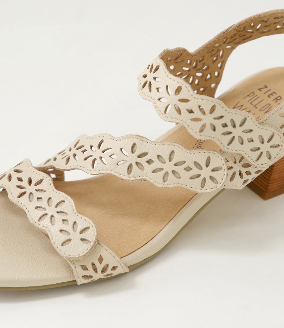 Carrissa W Vanilla Leather Sandals Carrissa W Vanilla Leather Sandals