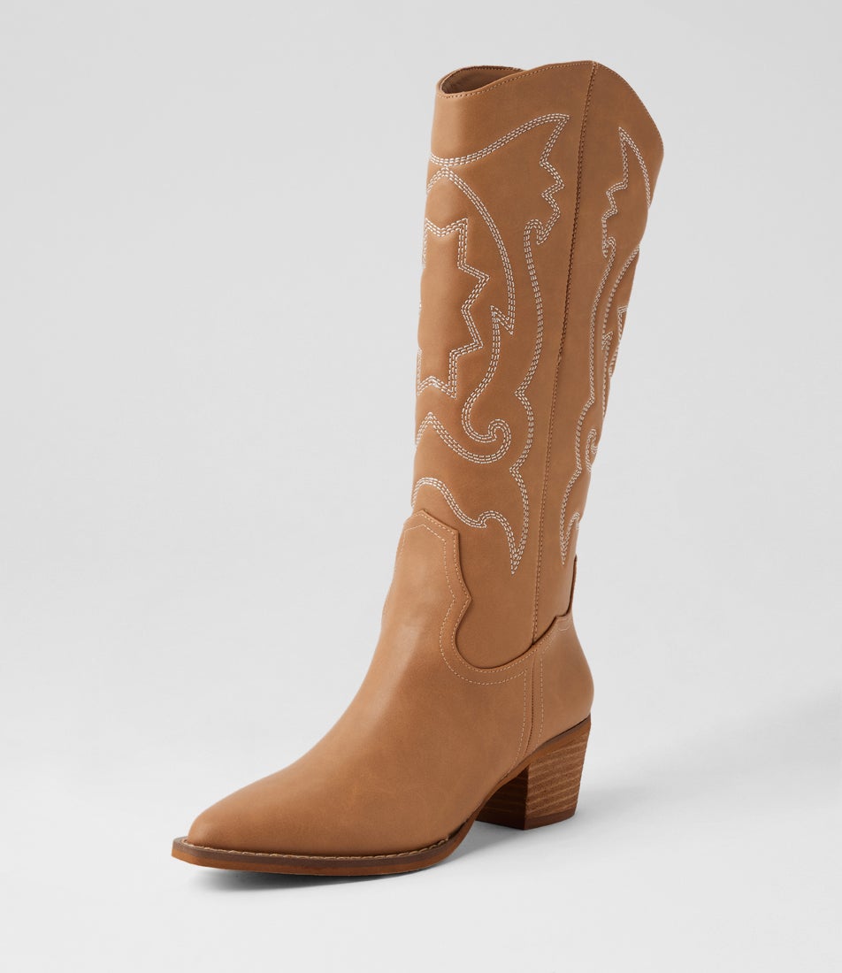 Bentley Biscuit Knee High Boots