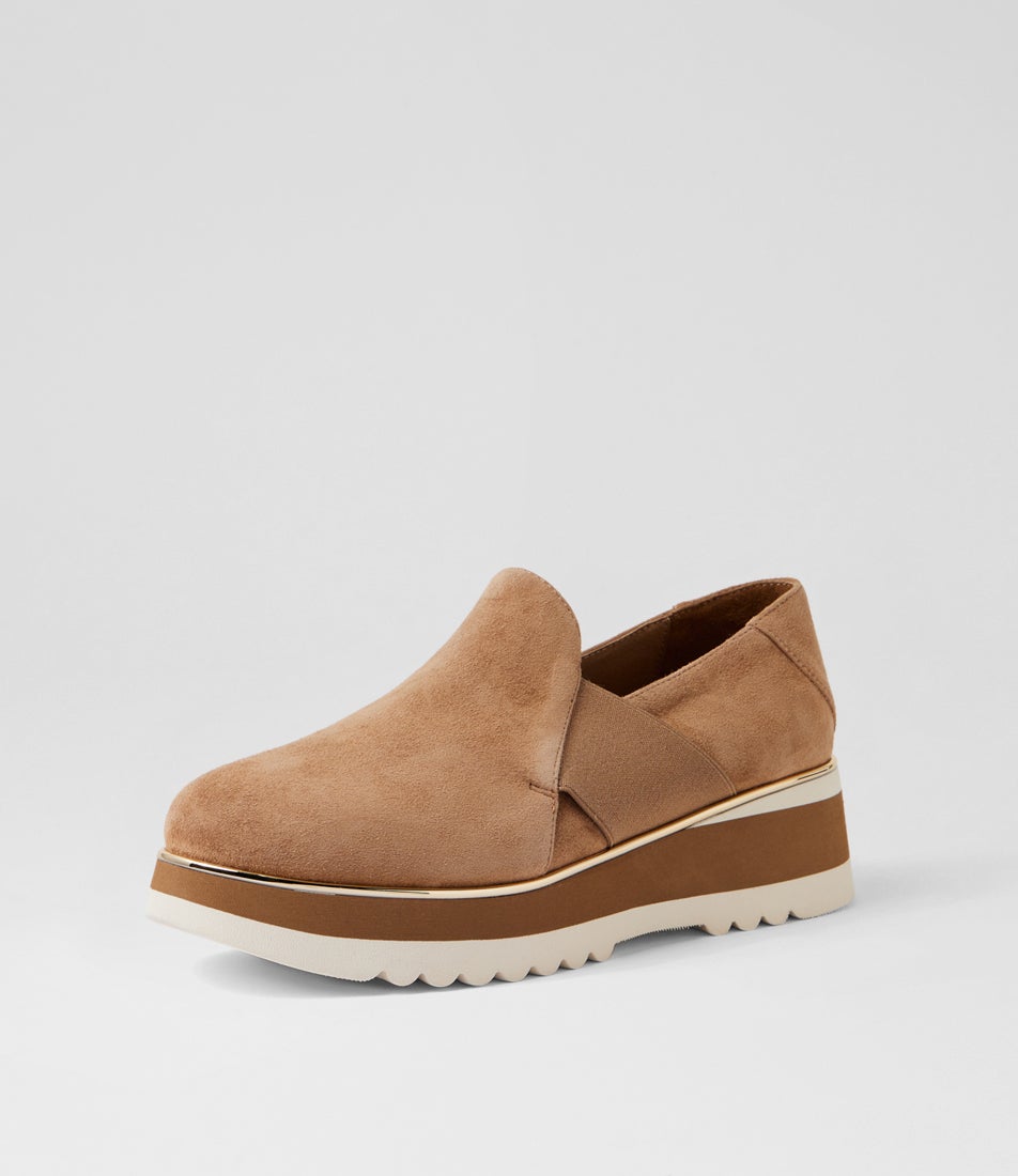 Chiyo Light Choc Milk Suede Loafers
