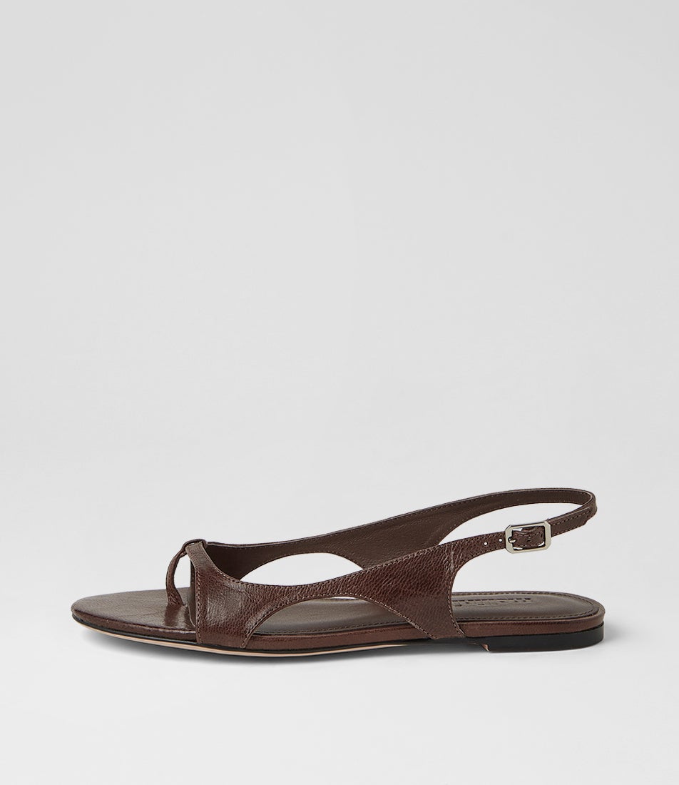 Doew Choc Luxe Leather Sandals