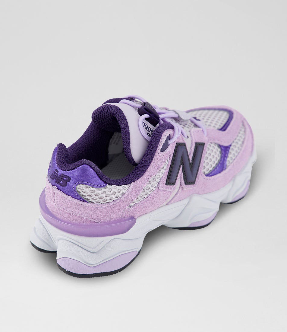 9060 Junior Boysenberry Smoked Violet Suede Sneakers