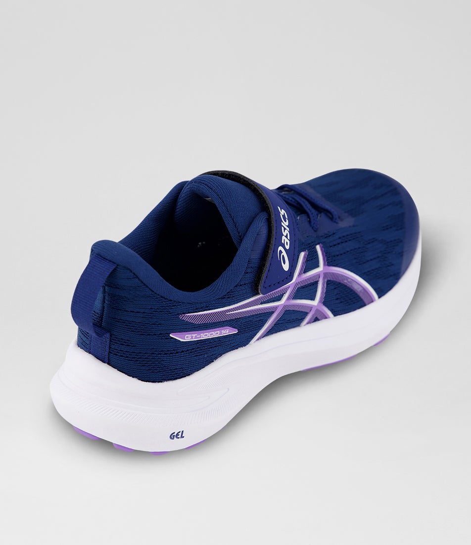Gt-1000 14 Junior Independence Blue Faded Plum Mesh Sneakers