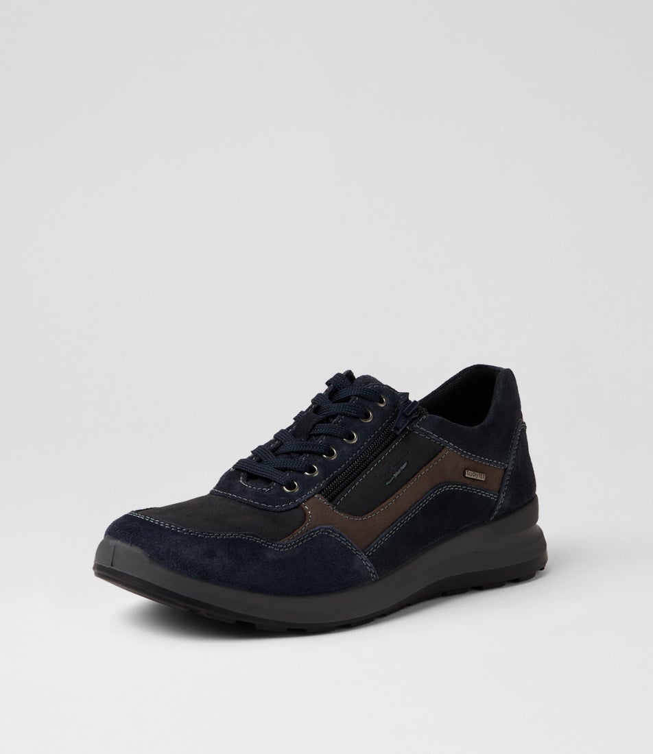 Marley 50 Dunkelblau Kombi Leather Sneakers