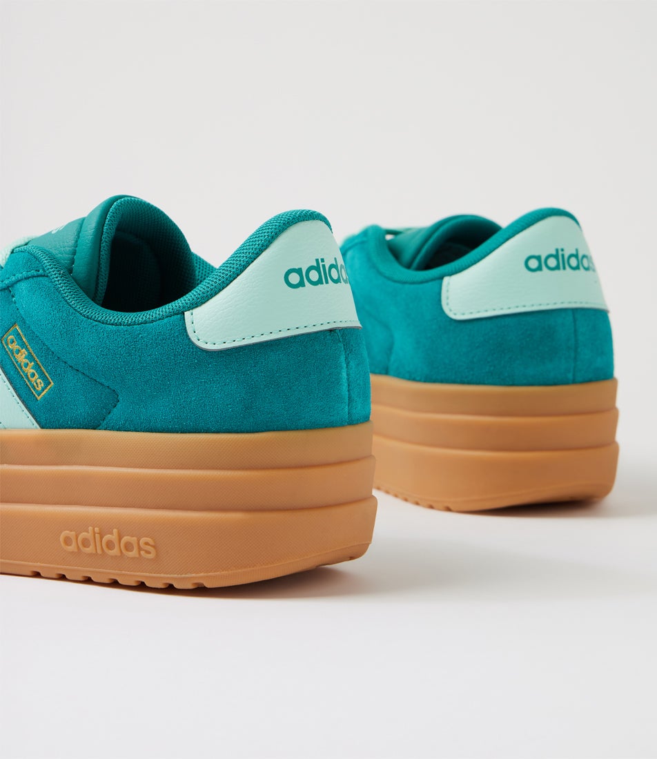 Vl Court Bold W Equipment Green Clear Mint Fabric Sneakers