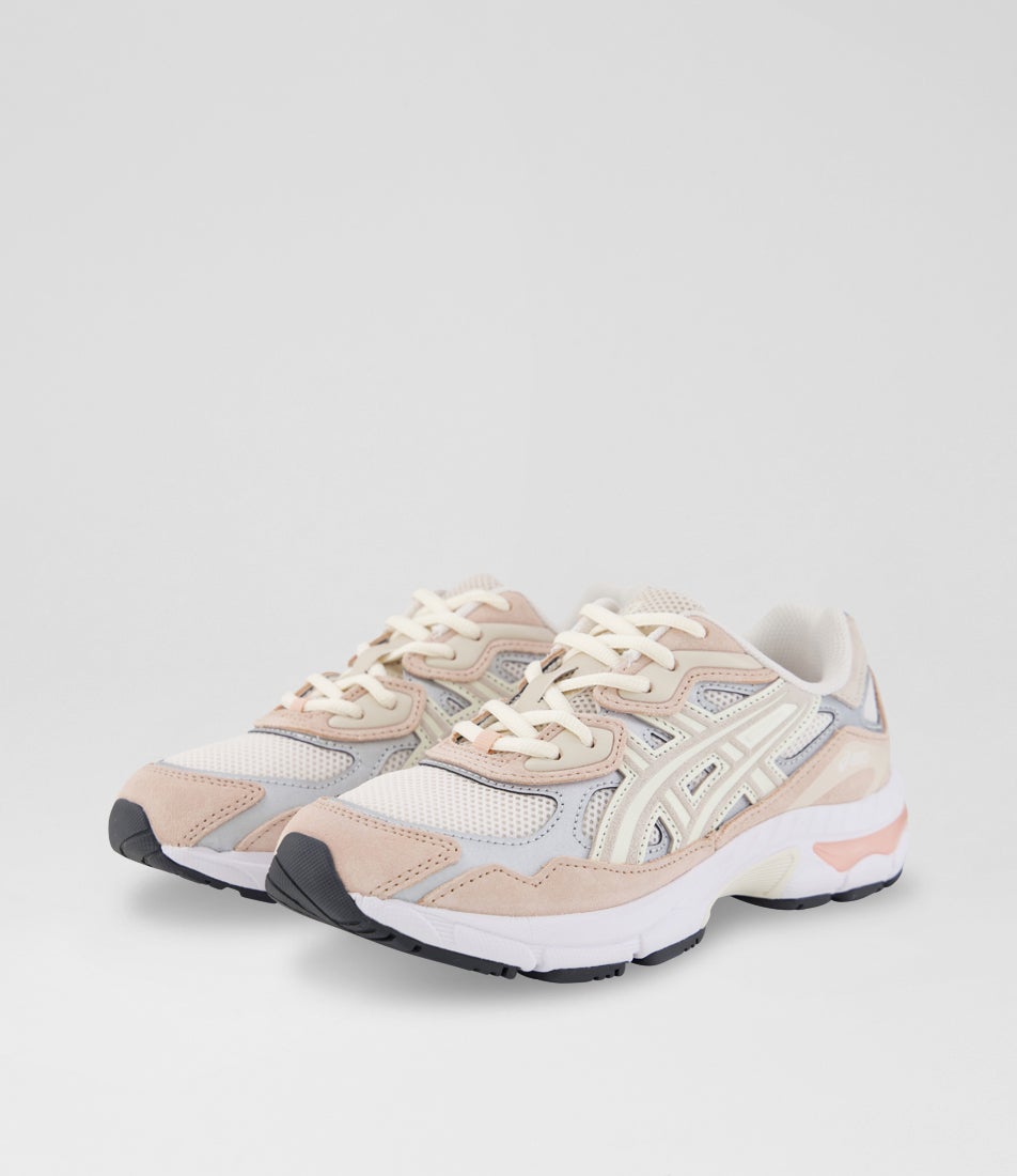Gel Nyc Youth Blush Cream Microsuede Sneakers